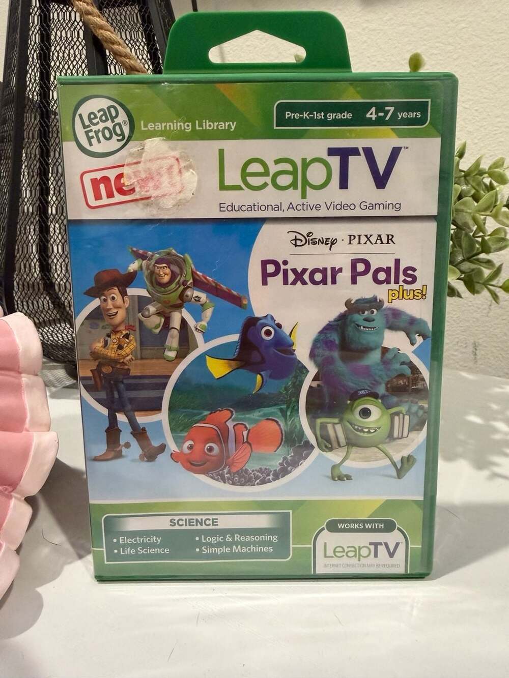 LeapFrog LeapTV Disney Pixar Pals Plus! Educational Active Video Game